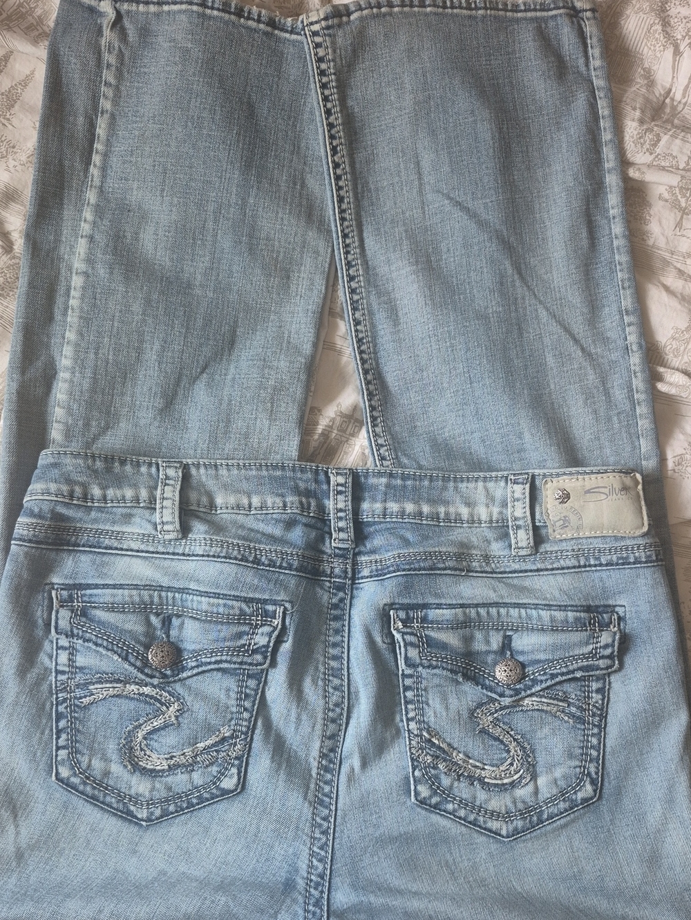 Silver Jeans Co. Tuesday Mid Bootcut Super Stretch Jeans Size 16 x 33